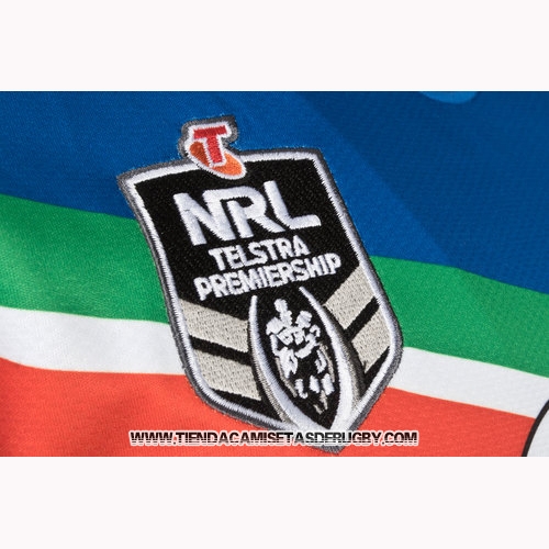Camiseta Nueva Zelandia Warriors Rugby 2018-2019 Segunda Azul